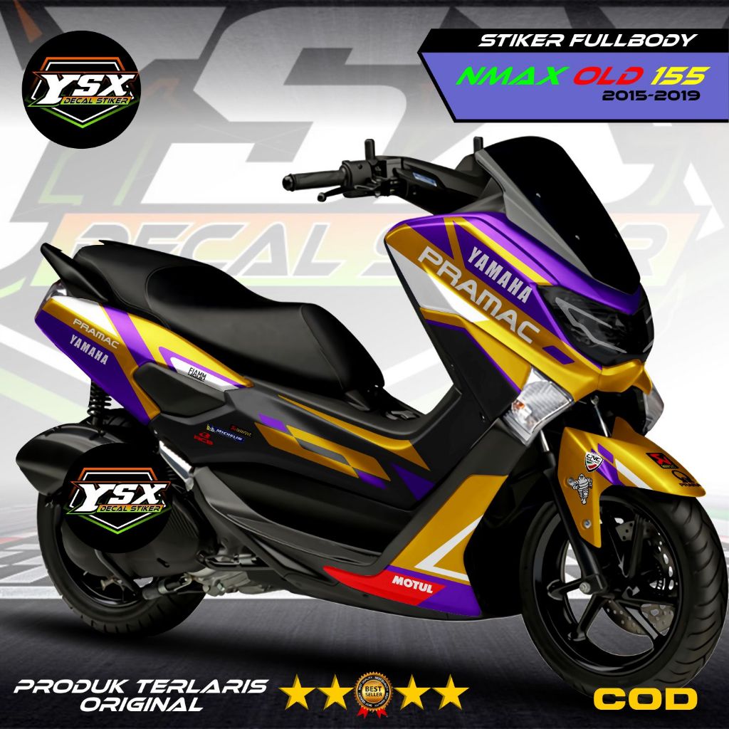 Decal Nmax Old 155 Sticker fullbody desain Racing Gp 2
