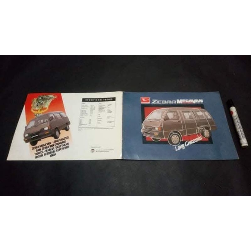 DAIHATSU ZEBRA MEGAVAN ~ BROSUR