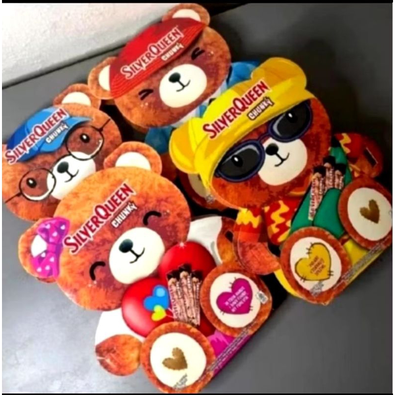 

silverquen beruang 1 pack isi 3 coklat