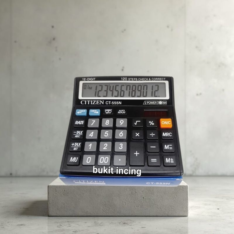 

Alat Menghitung Kalkulator Citizen CT -555 N 12 Digits Auto Replay Termurah