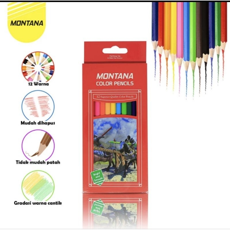 

pensil warna MONTANA TH-350/TH-700/12 warna
