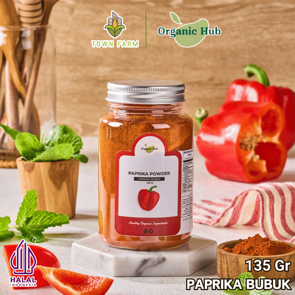 

Organic Hub Paprika Bubuk Asli Rempah Bumbu Dapur Premium Papprika Powder 135 gr