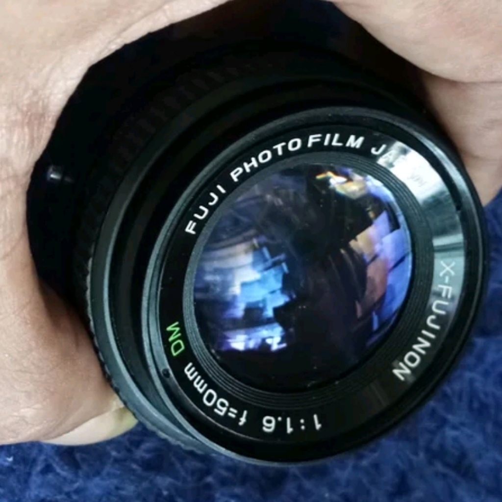 lensa manual x-fujinon 50mm f 1.6