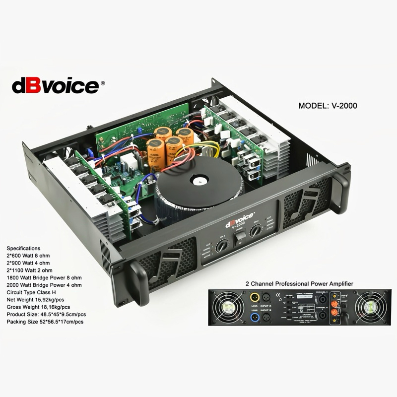 Power dB Voice V-2000 Class H