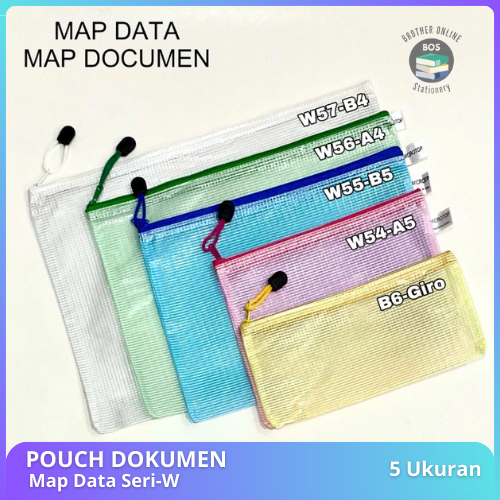 

BOS Pouch Dokumen/Tas/ Dompet Buku Bank/Organizer/Travel/Map Data