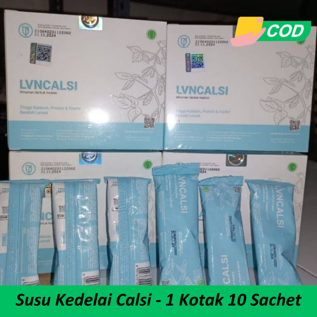 

Calsi - Susu Kedelai Tinggi Kalsium - Kuatkan Tulang & Gigi Susu Kedelai Sehat - Alternatif Susu Sapi - Kaya Nutrisi Susu Kedelai Non-Laktosa - Aman untuk Intoleransi Laktosa