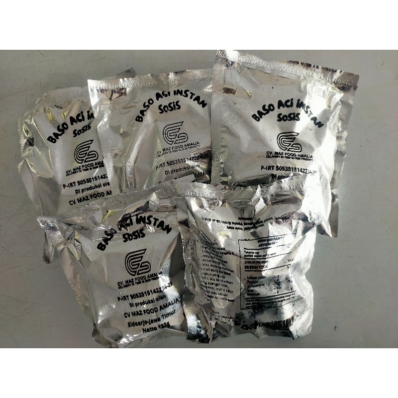 

PAKET 5 PACK BASO AICI INSTAN SOSIS MAZFOOD