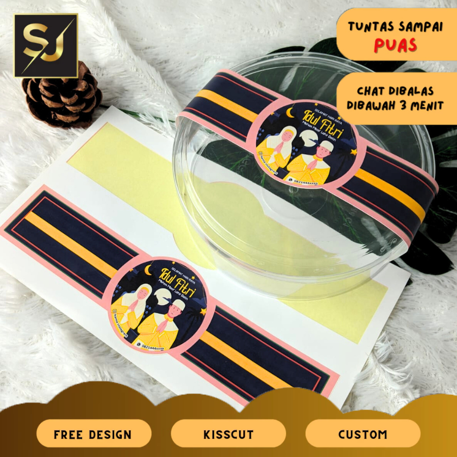 

Cetak Sticker Segel Bentuk Jam Tangan Idul Fitri Stiker Label Lebaran Ramadhan Custom Sangjaya