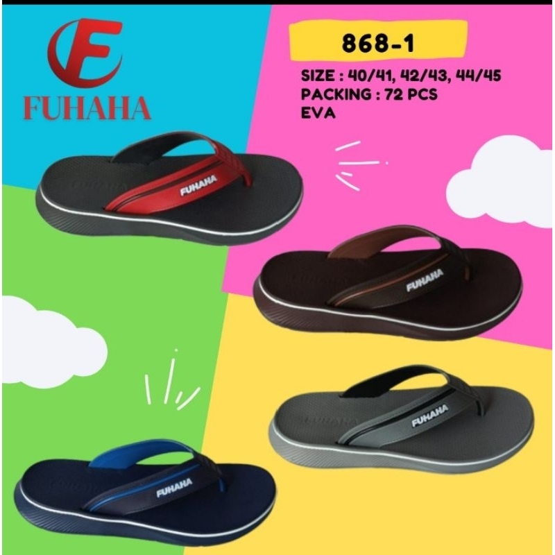 FUHAHA Sandal Jepit pria Dewasa Sandal Karet Laki Laki Dewasa Sandal Dewasa Tebaru