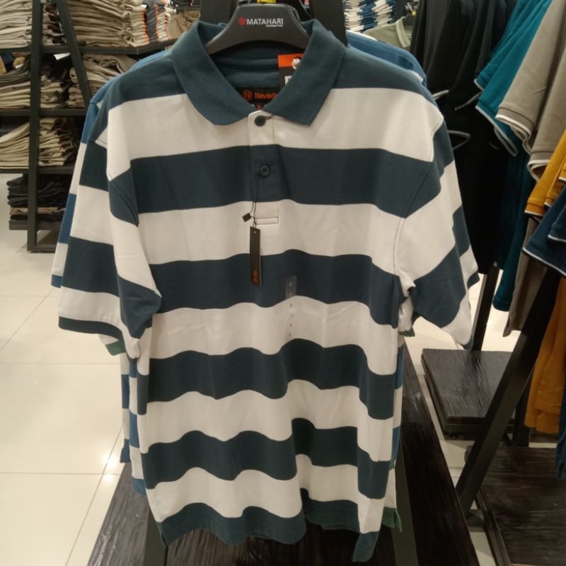 NEVADA POLO BAJU SALUR PRIA | KAOS KEREN TEBAL | ORIGINAL