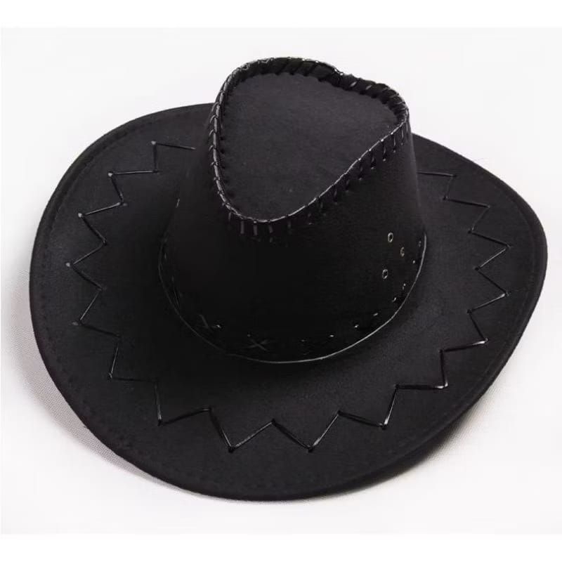 topi koboi hitam/topi koboi Amerika/topi koboi hardcore/ topi juragan boss besar/topi koboi big boss