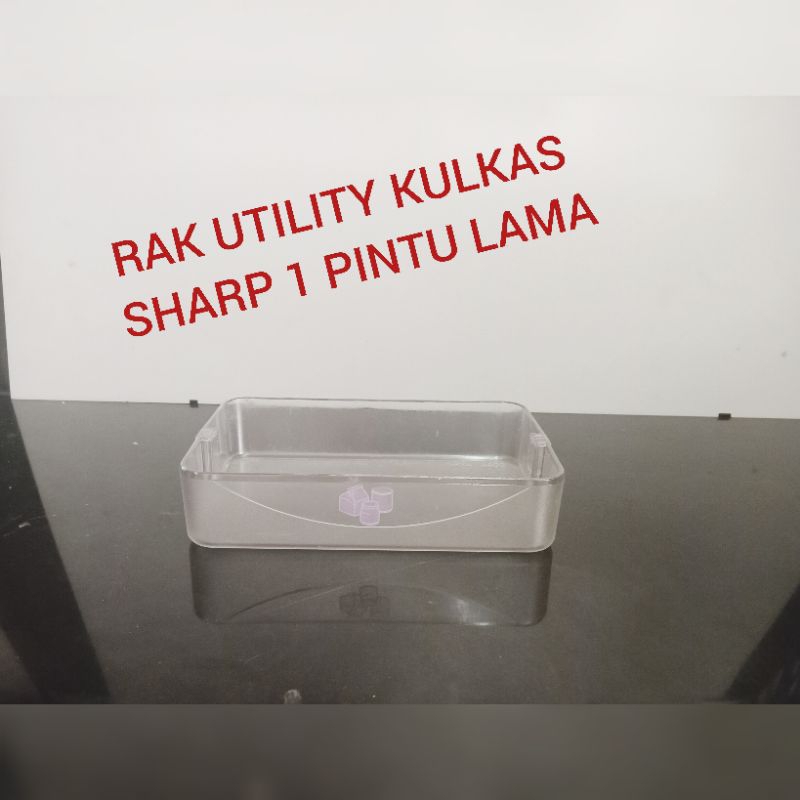 RAK UTILITY KULKAS SHARP 1 PINTU.JUMBO.SECOND ORIGINAL