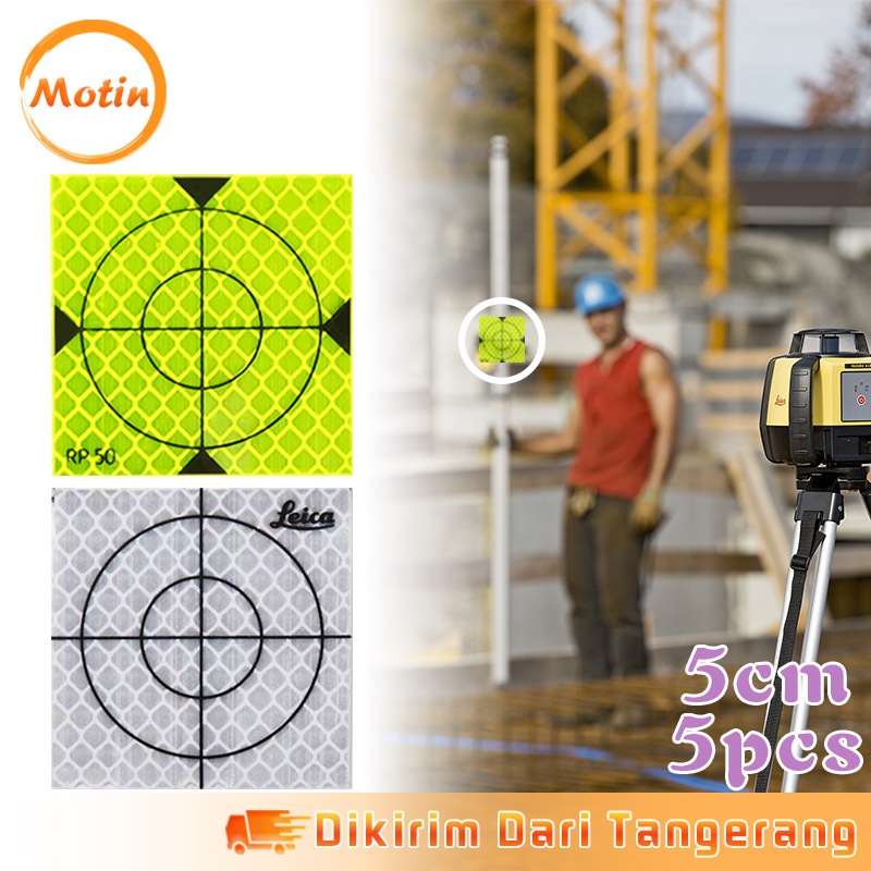 5pcs Reflector Sheet Stiker Sticker Target Sticker Survey Reflector