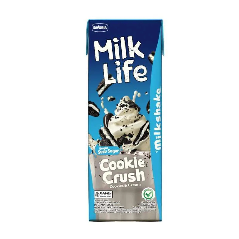

Milklife UHT Milkshake Cookies & Cream [200 mL]