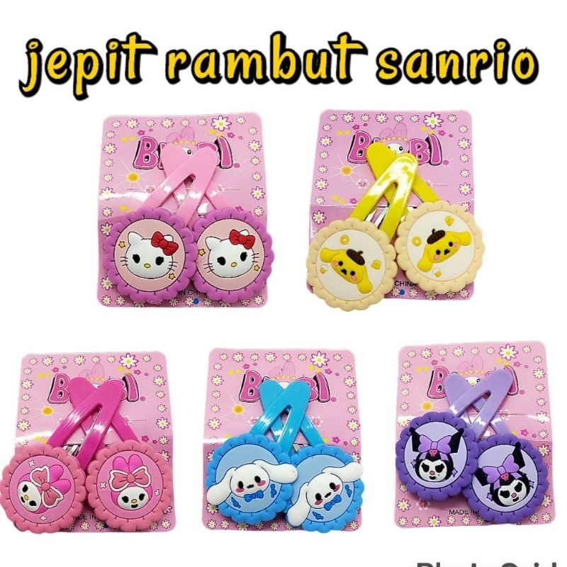 Jepit Rambut Sanrio jepitan rambut karakter sanrio