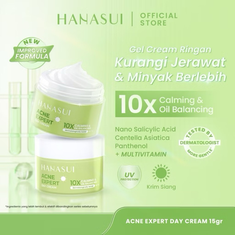 Hanasui Acne Expert Day Cream / Night Cream