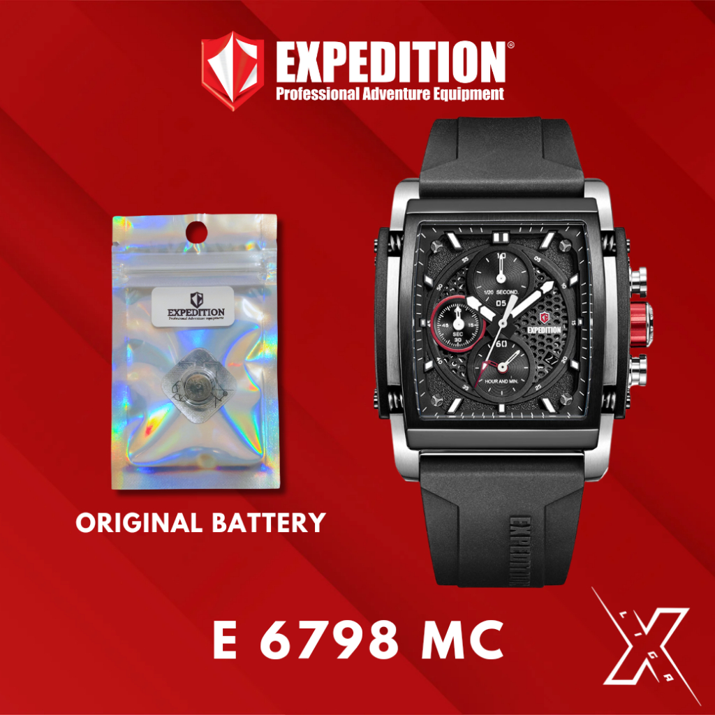 Baterai Jam Tangan Expedition E 6798 MC Original
