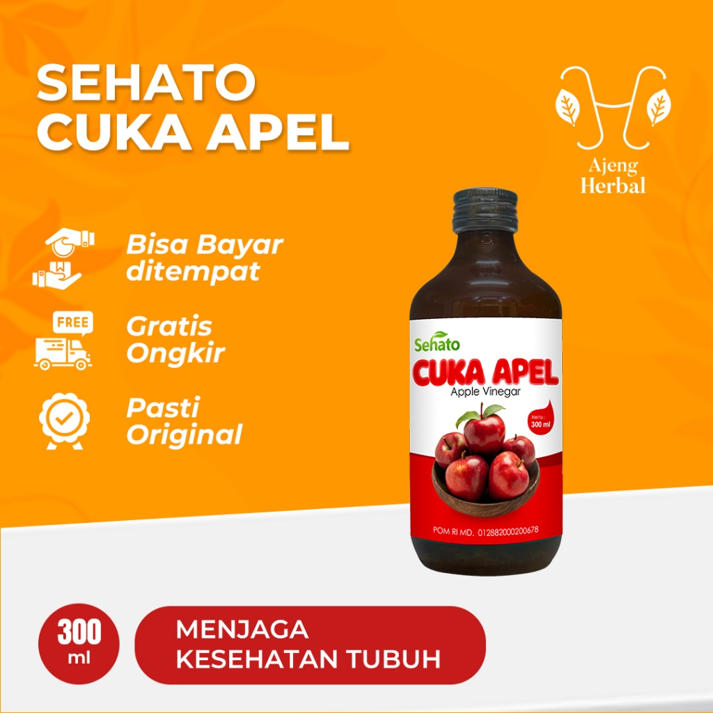 

Sehato Cuka Apel | Apple Cider Vinegar | 300 gr