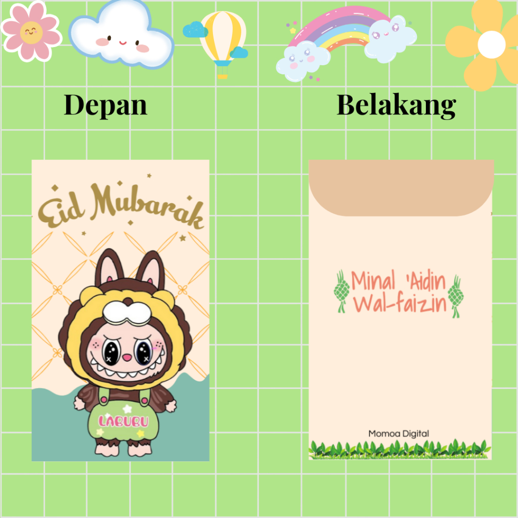 

Amplop Lebaran Labubu isi 30-40 tebal