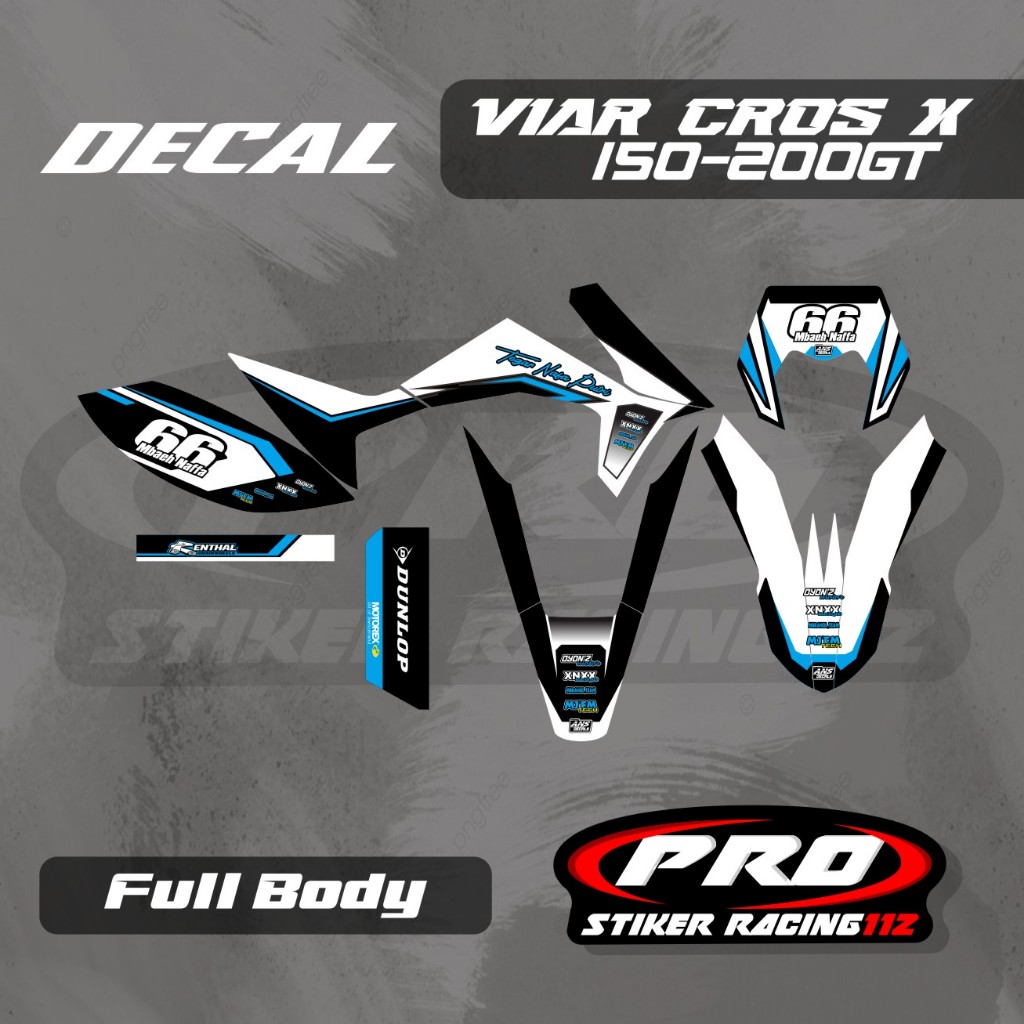 Decal Viar Cross-x 200es custom Decal Viar 200 es Decal viar free request