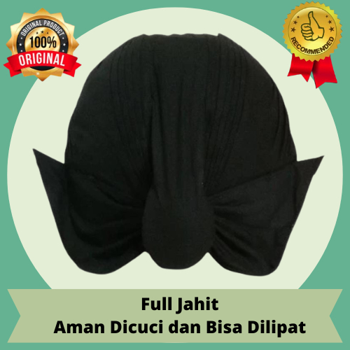 Blangkon Jawa Alusan Mataram Jogja Hitam Polos Full Jahit Aman dicuci Topi Jawa  Pria Dewasa Anak