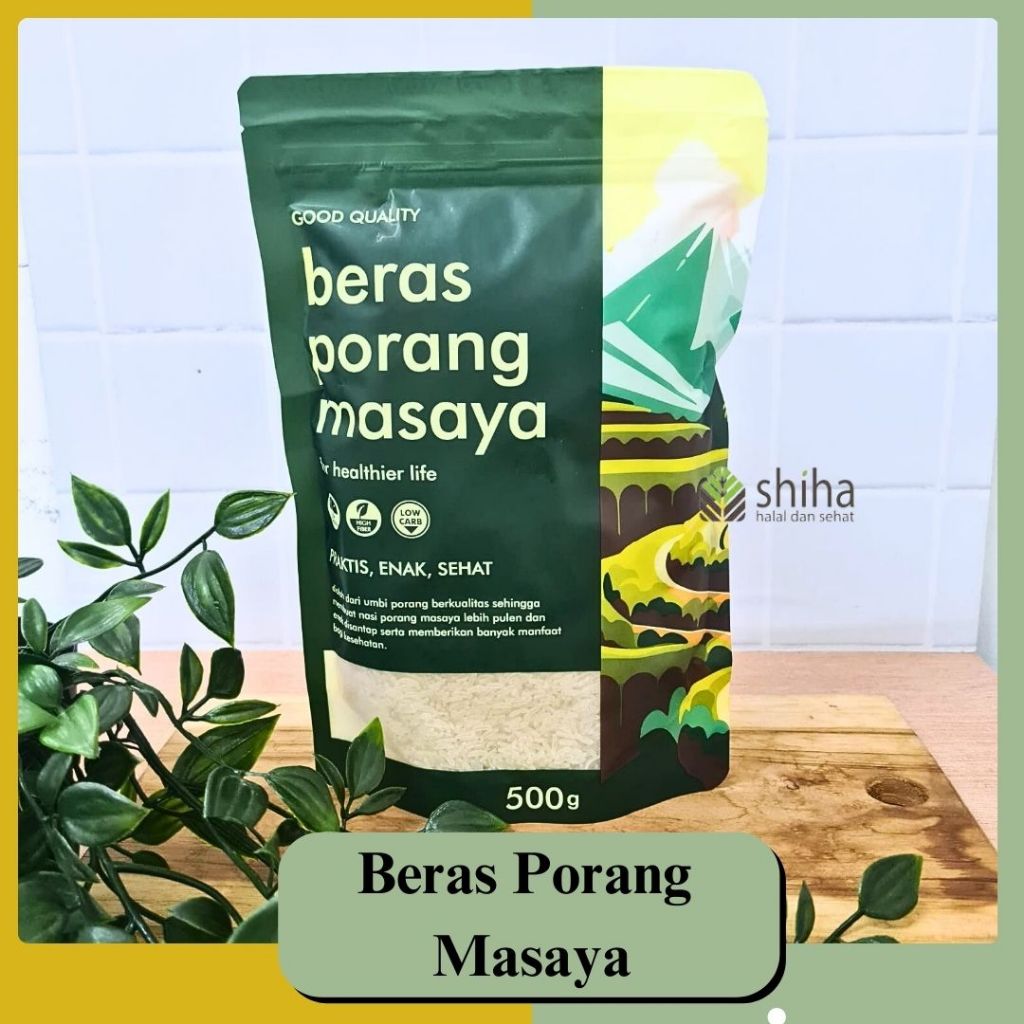 

SHIHA - Masaya Beras Porang 500gr | Instant Konjac Rice - Mudah & Praktis