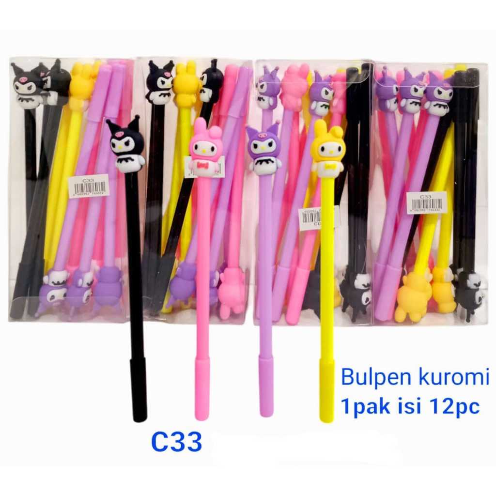 

ATK PULPEN KARAKTER KUROMI 12PCS (C33)
