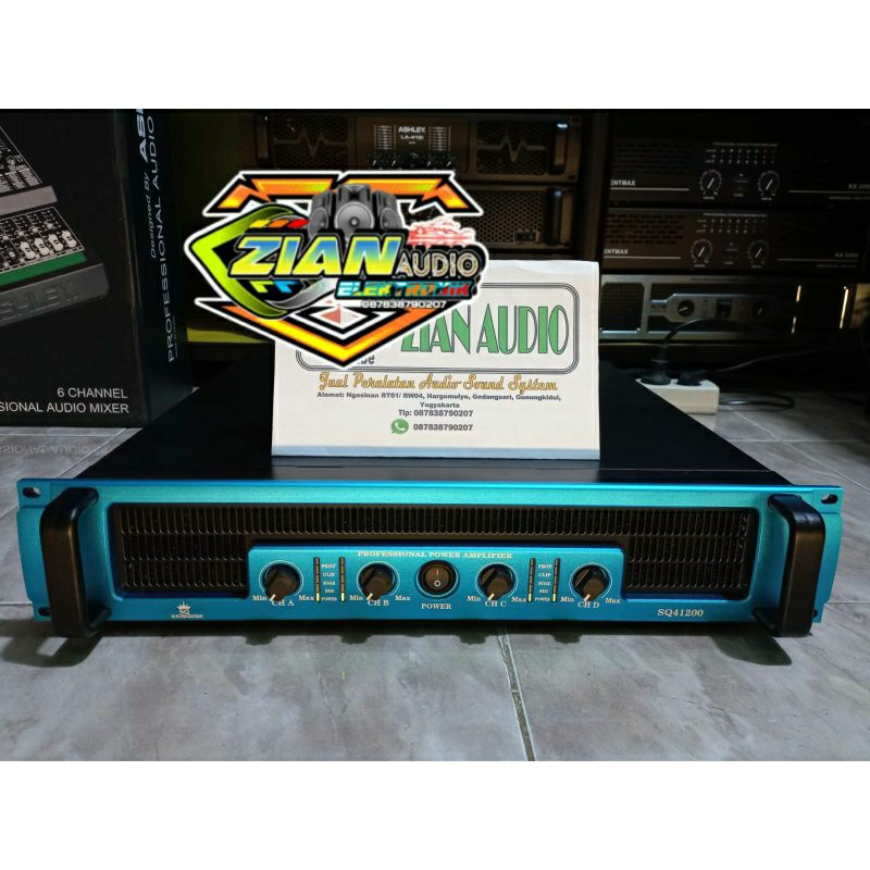 POWER SOUNDQUEEN SQ-41200 Original Class H 4x1200watt