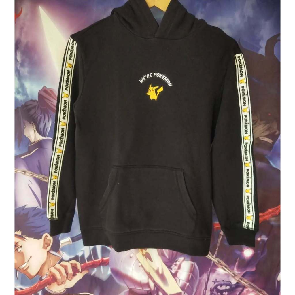 Pokemon x Ohoo Kids Official Anime Youth Hoodie Jaket Original Second Merch Japan Korea Brand Vintag