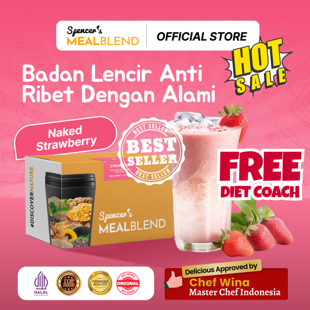 

Spencer's MealBlend Original - Best Seller Meal Replacement High Fiber Low Calories