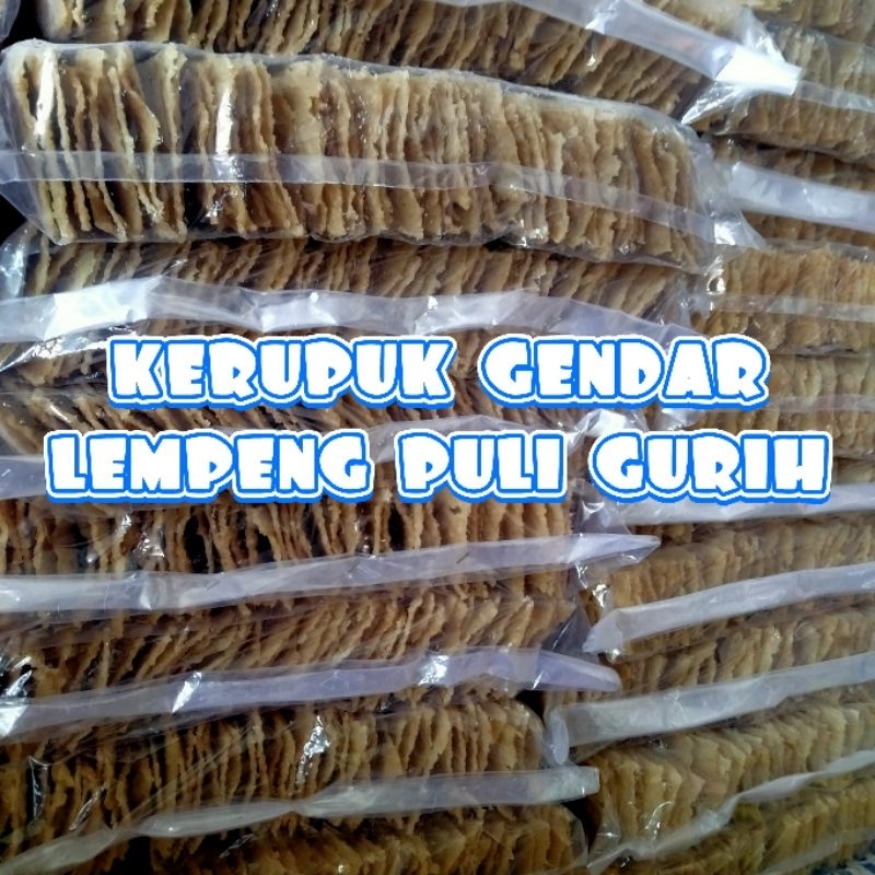 

kerupuk gendar lempeng puli 1 kg