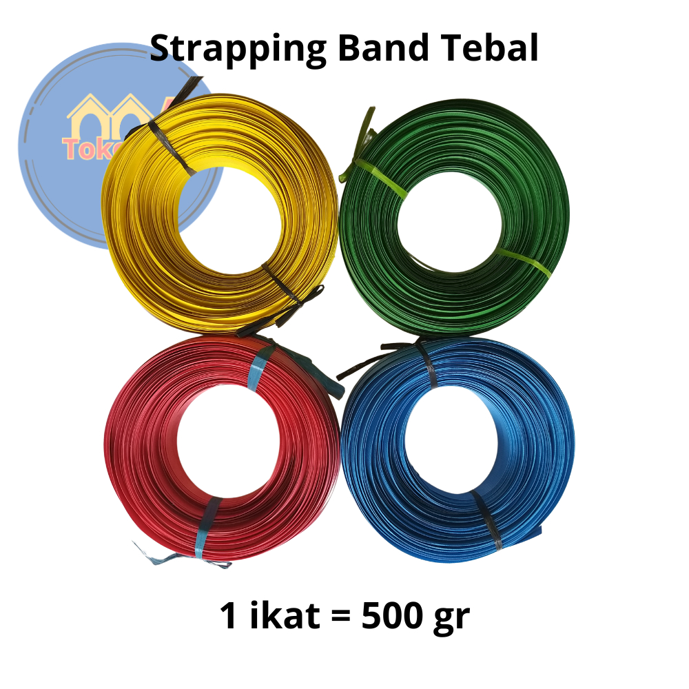 [ECER/GROSIR] Strapping Band MILLIARD 15mm / Rotan PVC / Tali Anyam kerajinan / Tali packing tebal