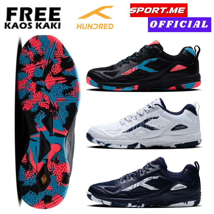 HUNDRED GALAXY Badminton Shoes - Sepatu Badminton Original Hundred