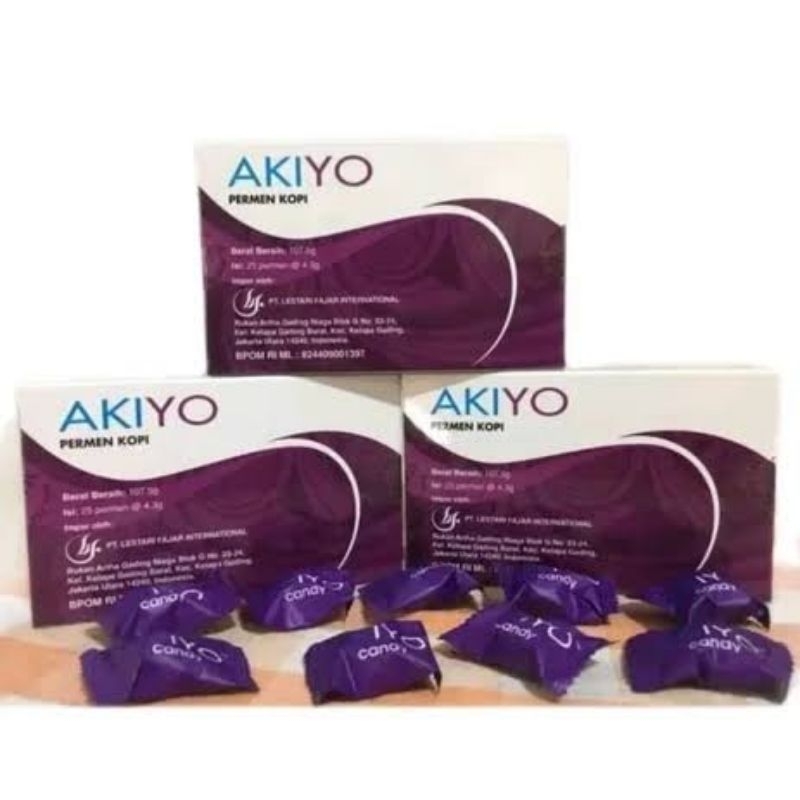 

Akiyo Permen Isi 25 pcs 100% Terjamin Khasiatnya