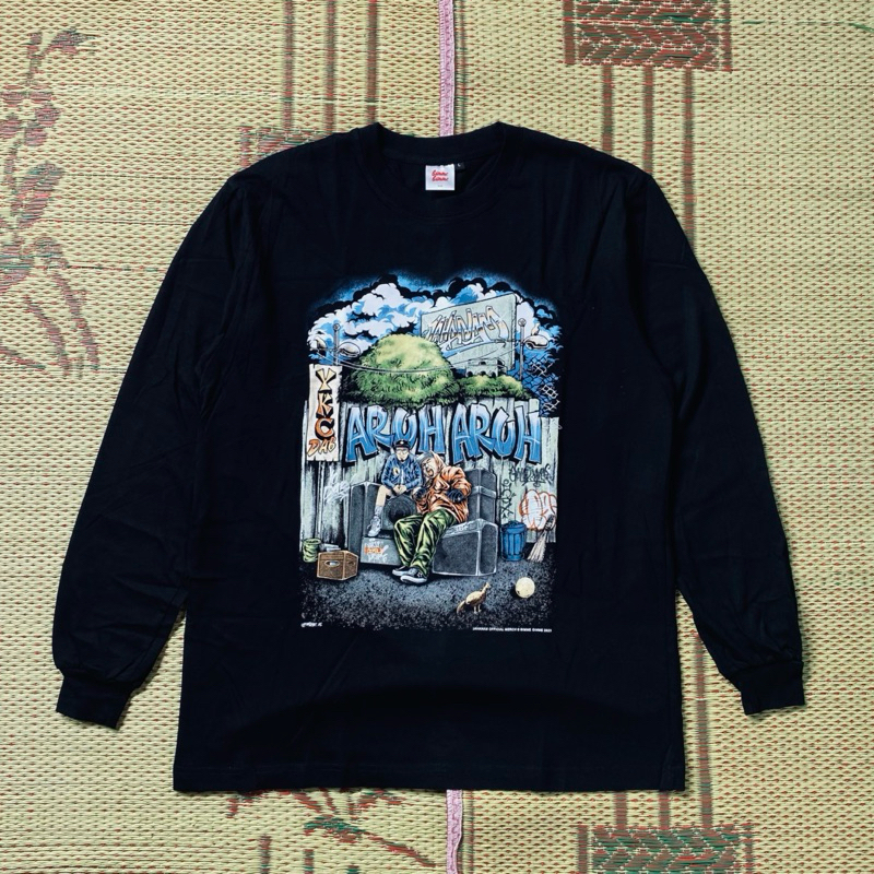 T-shirt / kaos band ( gimme- gimme ) long sleave jahanam aruh aruh