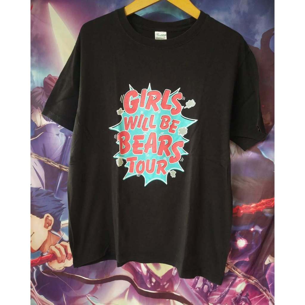 Silent Siren Girls Will Be Bears Tour Official Band Tees Kaos Tshirt Original Second Merch Japan Kor