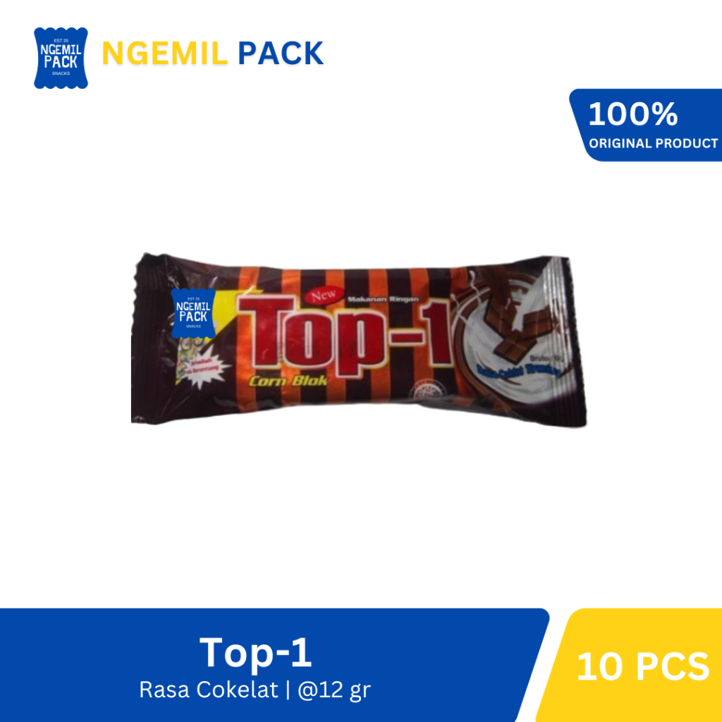 

Snack Top 1 Cokelat Isi 10pcs @12Gr