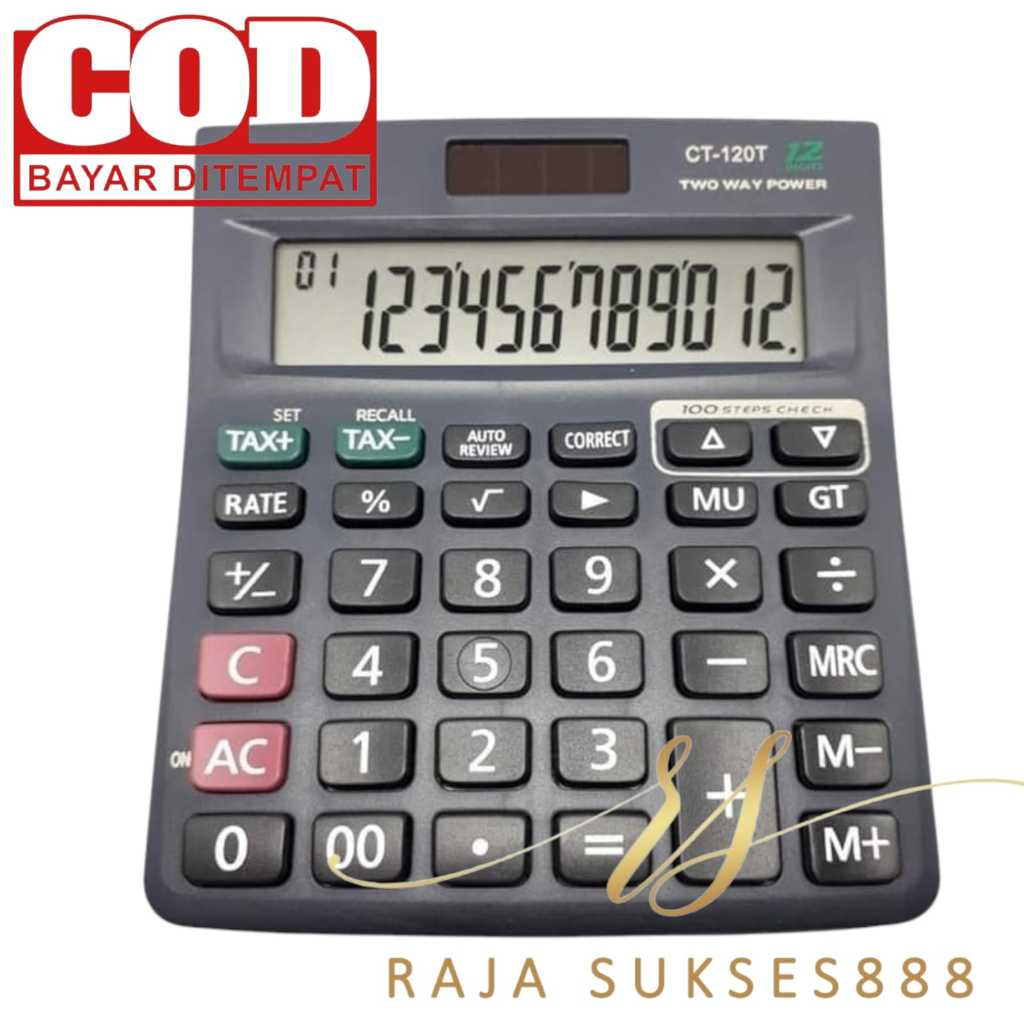 

SIS Kalkulator SDC-120 T 12 Dit Murah KALKULATOR 120T CALCULATOR KINCIZEN CT