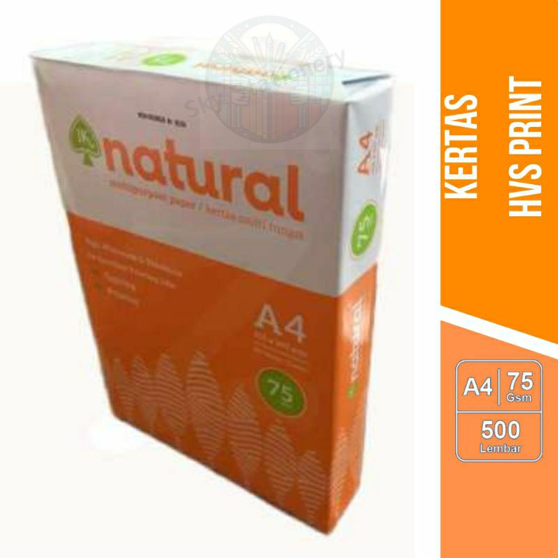 

Kertas HVS Natural A4 75Gsm 1 rim