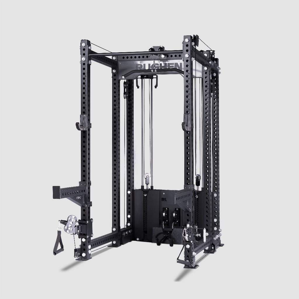 RUGHEN Alpha Rack - Power Rack with Functional Trainer