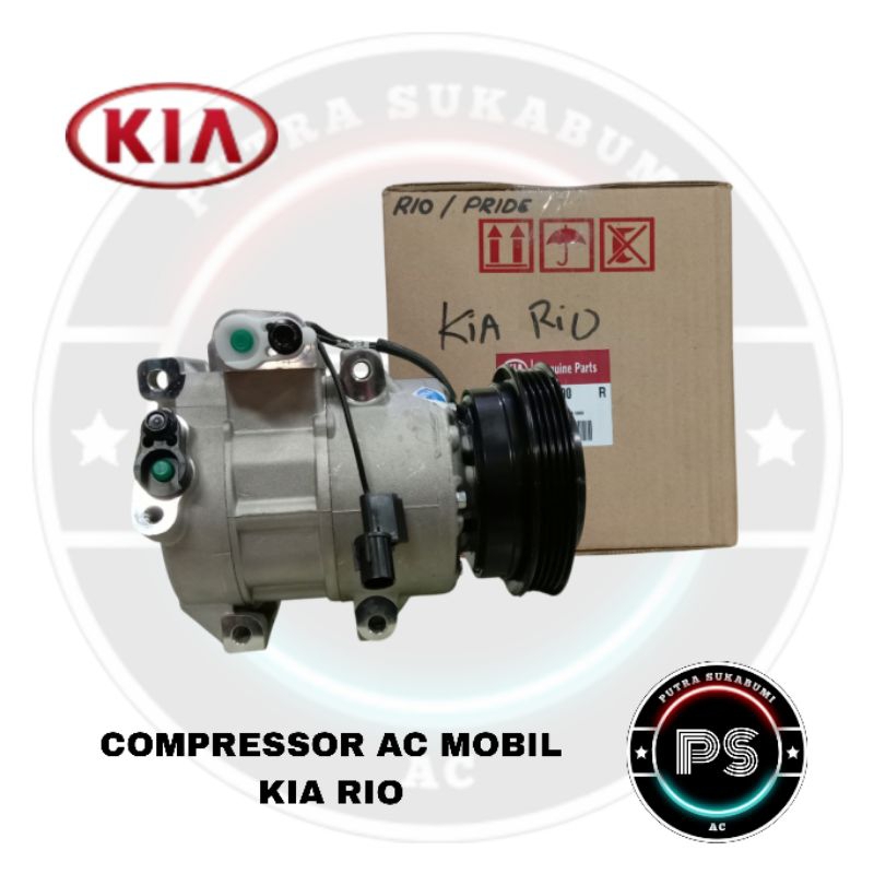 COMPRESOR KOMPRESOR PULLY SET AC MOBIL KIA RIO LAMA KIA PRIDE