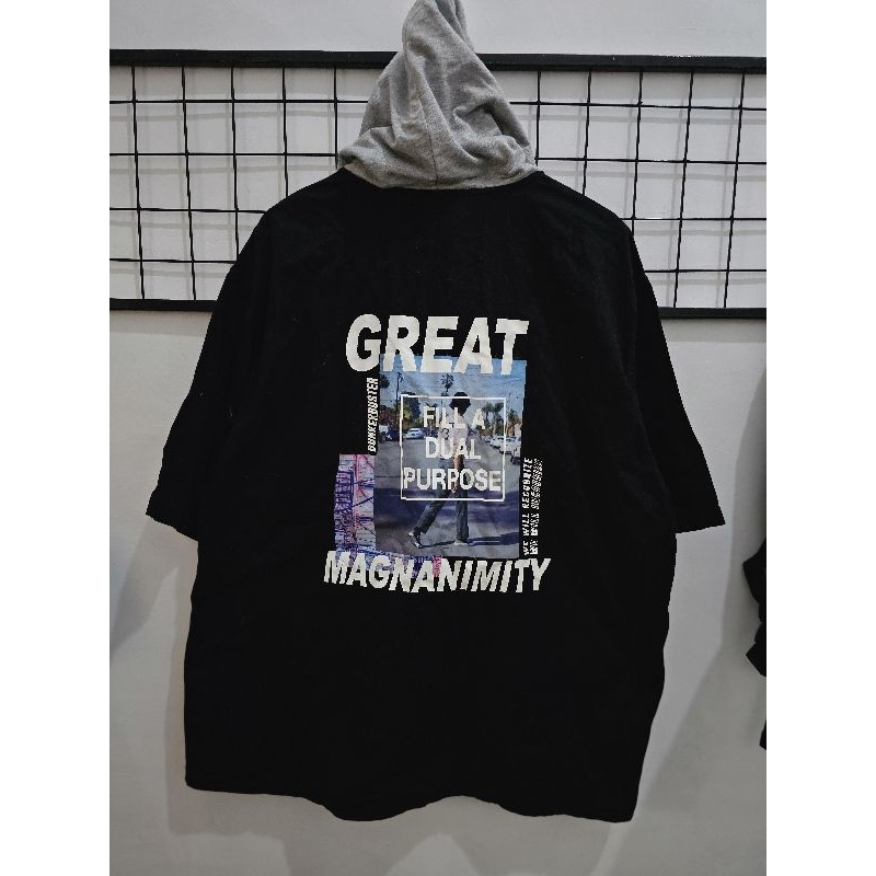 kemeja hoodie BKBT backprint like new oversize