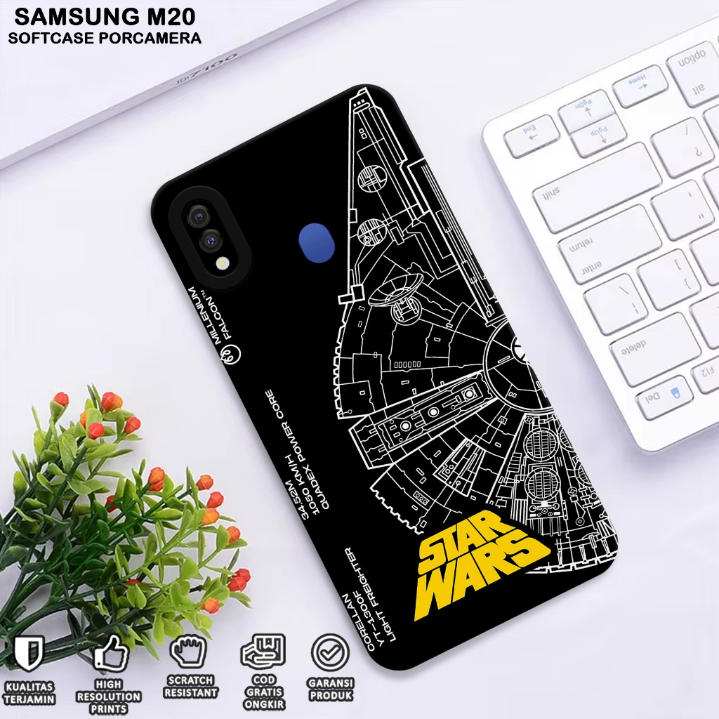 Case Hp Samsung M20 - Casing Hp Samsung M20 - Softcase Samsung M20 MOTIF STARWARS - Case Samsung M20