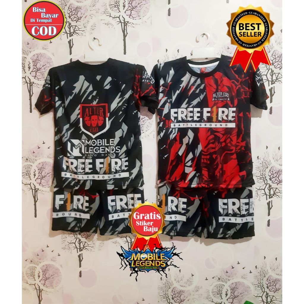 H BAROQAH | SETELAN ANAK FULL PRINTING ALTER EGO | BAJU ALTER EGO ANAK LAKI LAKI | Setelan Calca Blu