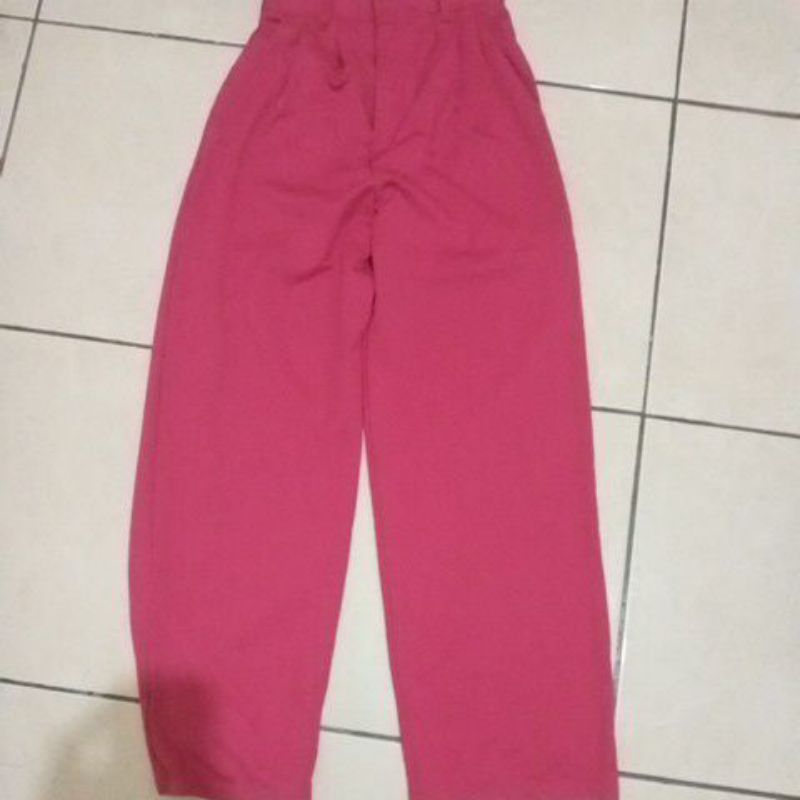KULOT HIGHWAIST PINK FUSCHIA