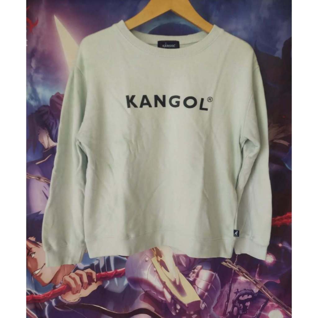 Kangol Spellout Basic Crewneck Kaos Tshirt Jaket Sweater Original Second Merch Japan Korea Brand Vin