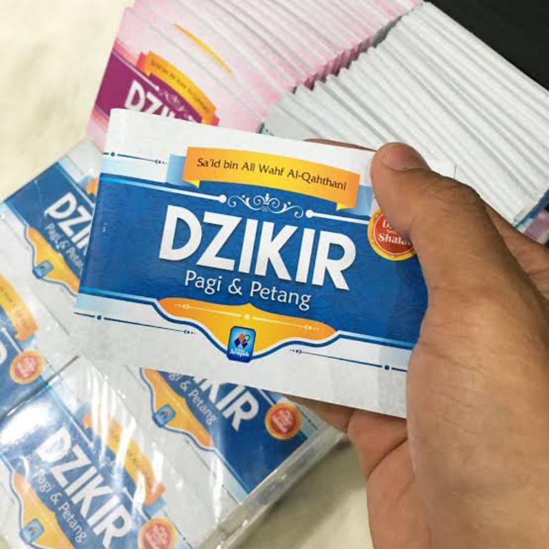 buku saku/souvenir pernikahan dzikir pagi petang