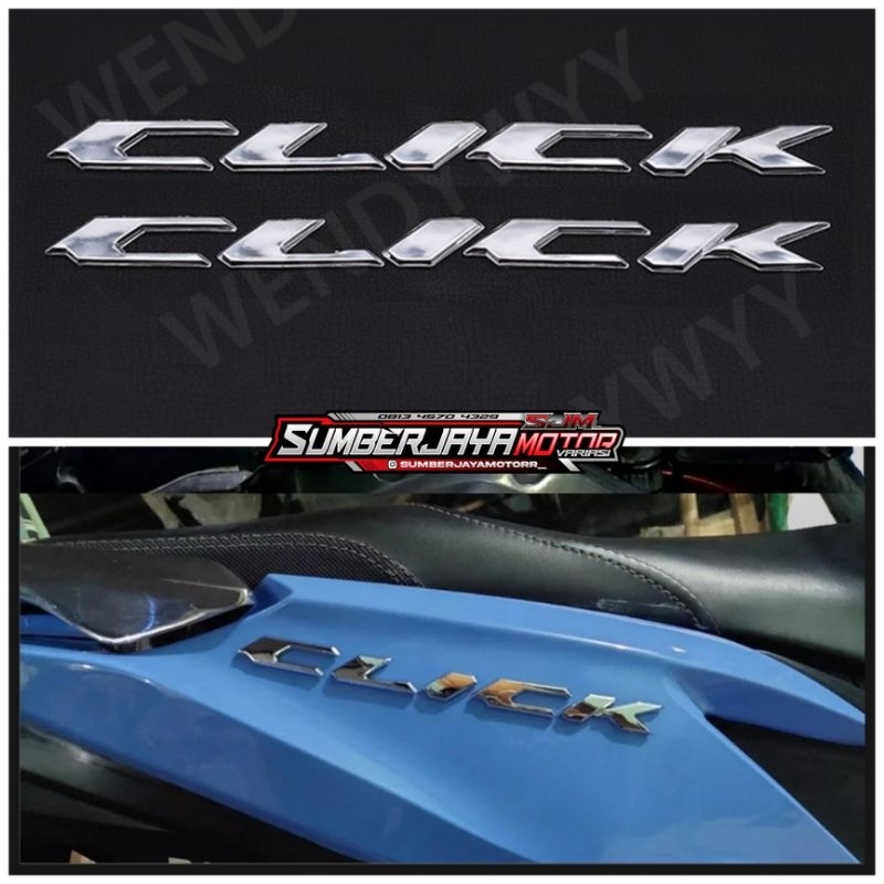 Emblem Click Vario 125i 150i New Old Stiker Logo Timbul Vario 125 150 150 Sticker Logo Timbul Vario