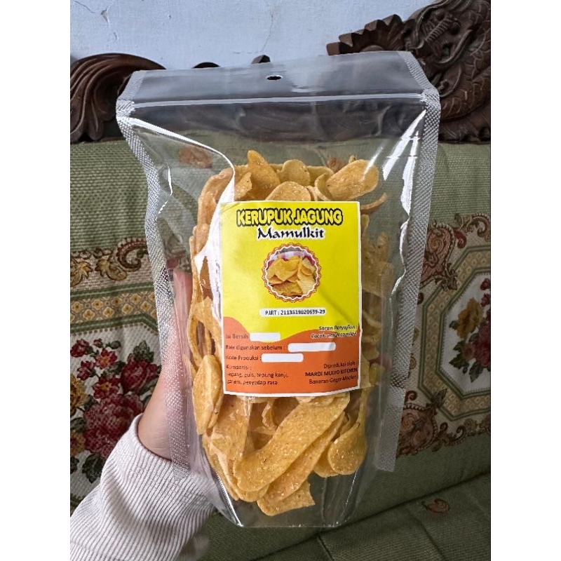 

SNACK KRUPUK JAGUNG MENTAH MAMULKIT 200 GR
