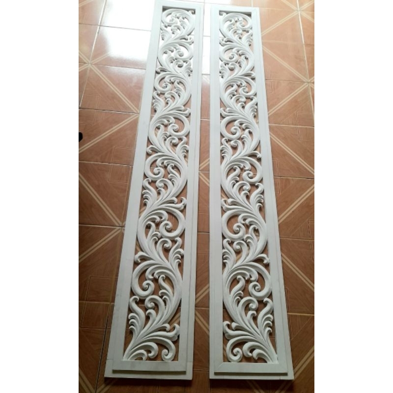 Ukiran Tiang  Spon Karet lebar 30cm panjang 200cm&240cm
